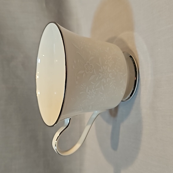 Noritake Affection 7192 Footed Cup & Saucer, Ivory China new - Picture 6 of 9